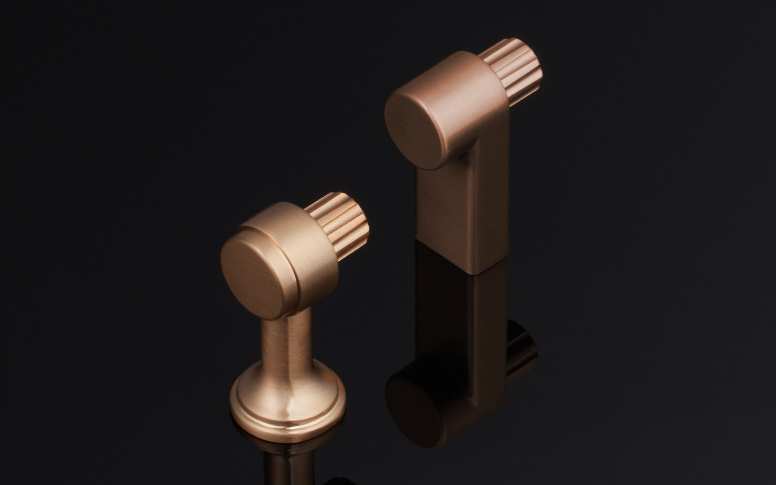 Select Transitional Knurled Cabinet Finger Pull | Emtek