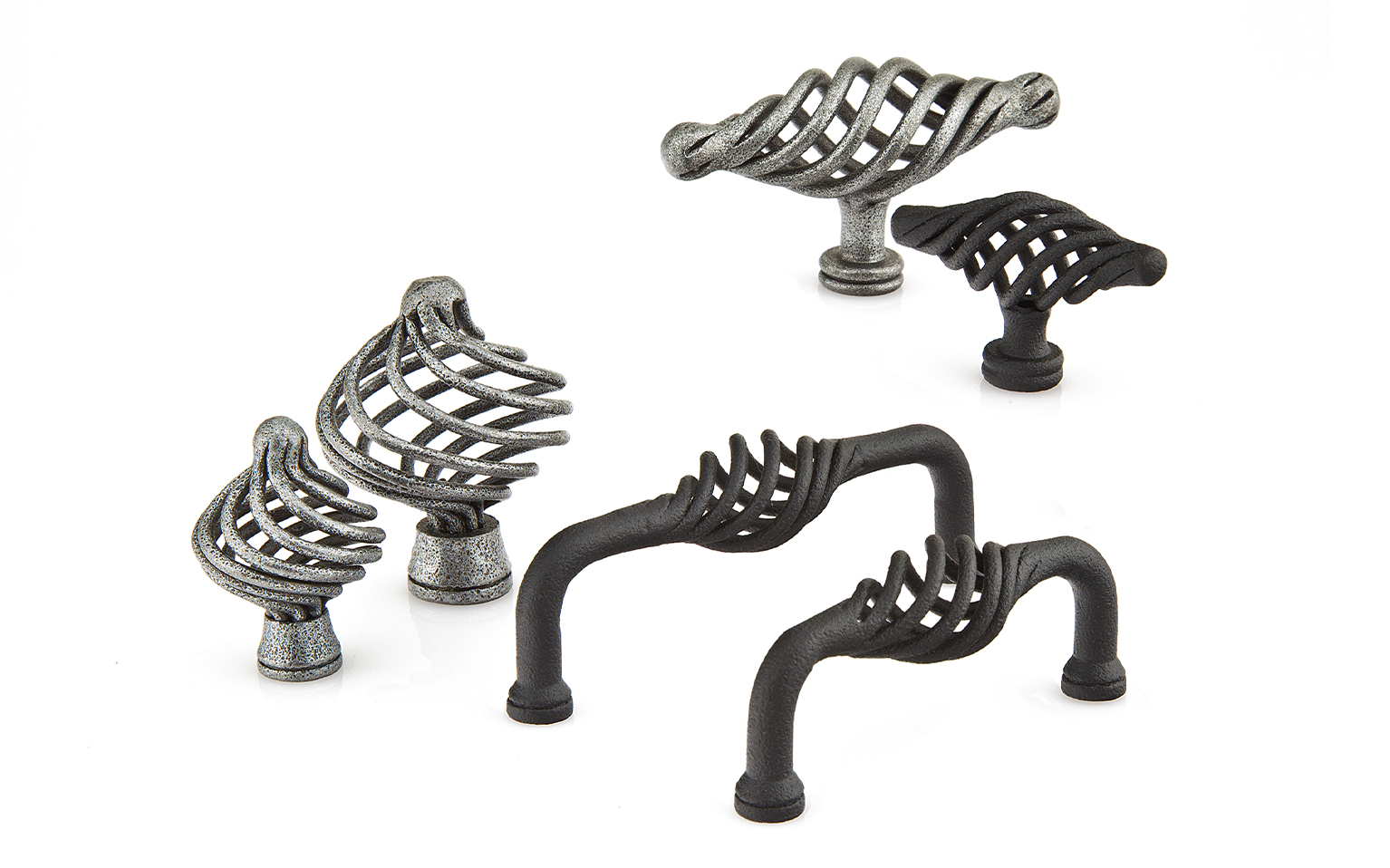 ENTHRAL ブラックメタル　BLACKL Brittany Wrought Steel Cabinet Knob | Emtek