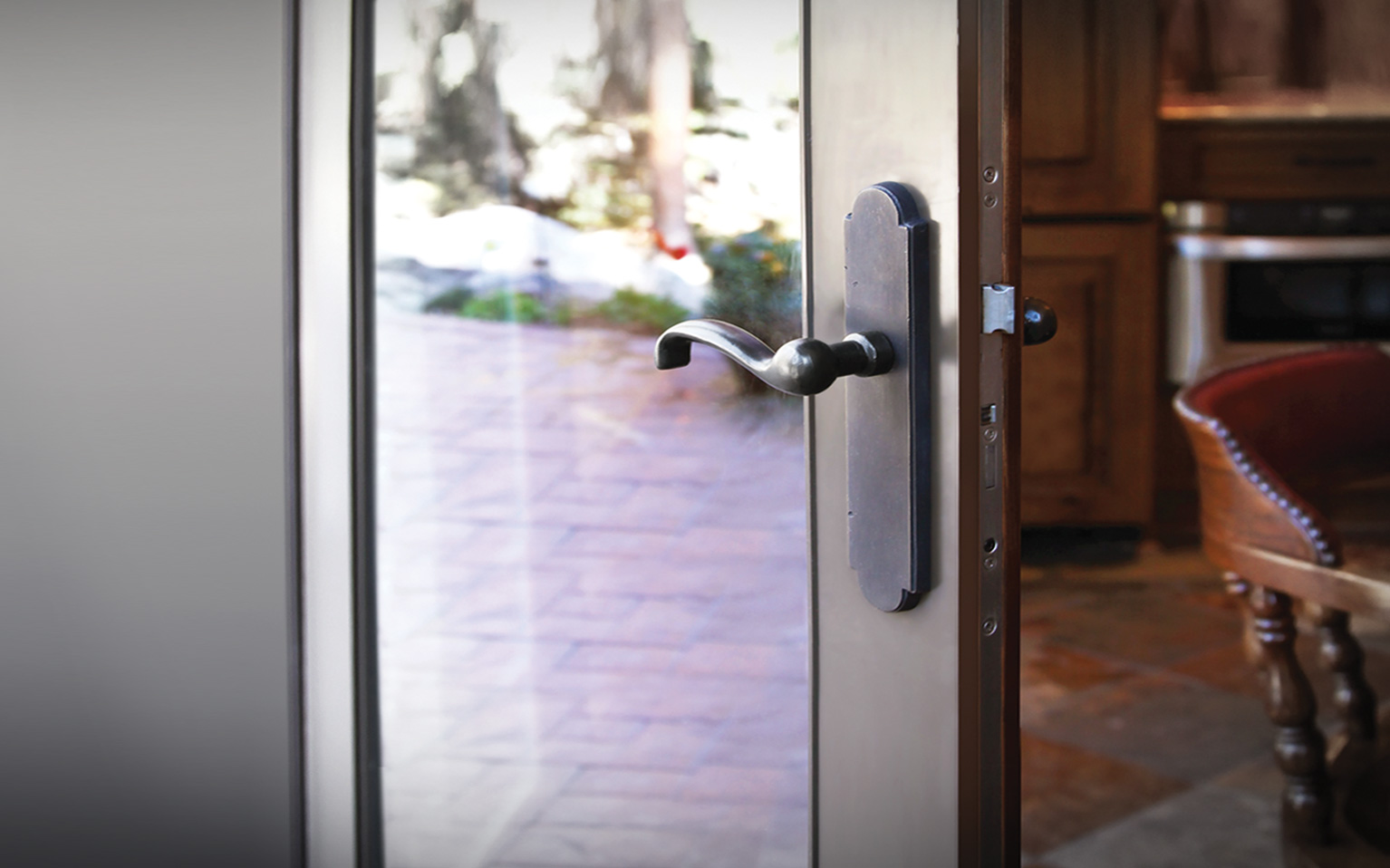 Modern Stainless Steel Multi Point Lock Trim