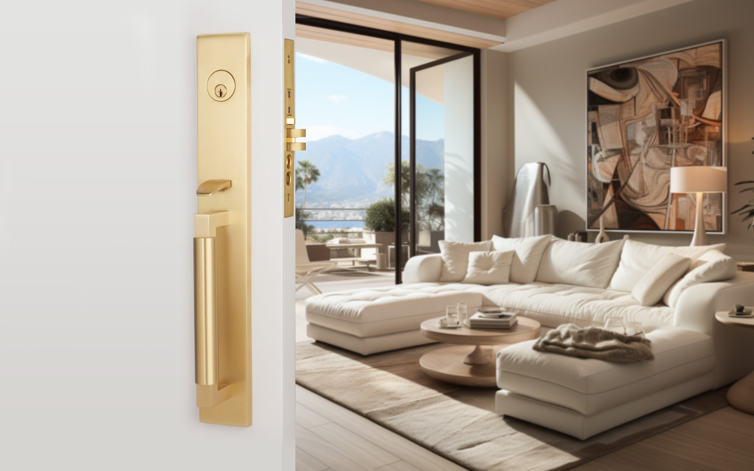 Emtek Hercules Modern Mortise Entry Door Lock Set | RealCraft