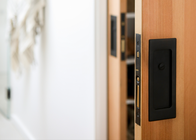 Emtek pocket on sale door hardware