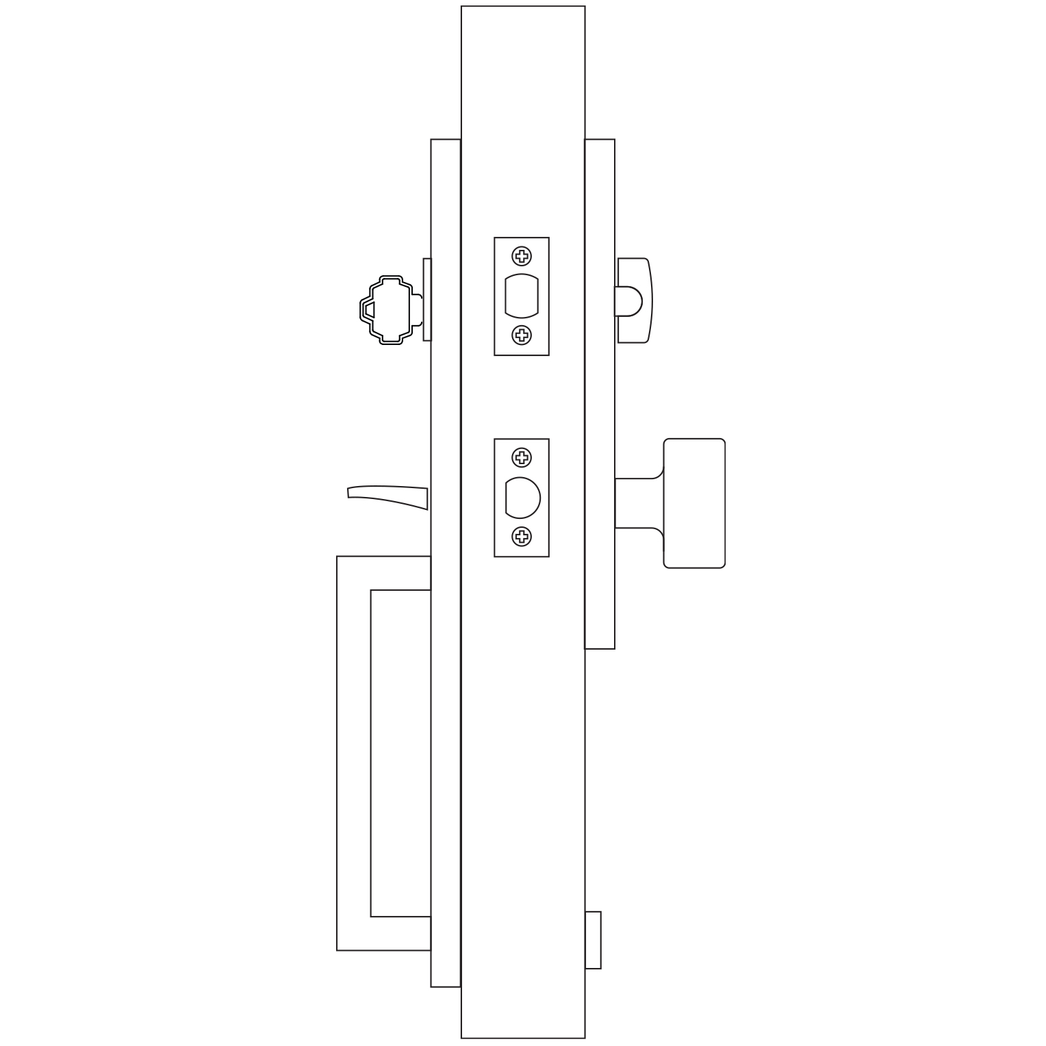 Nashville Tubular Entry Set | Emtek