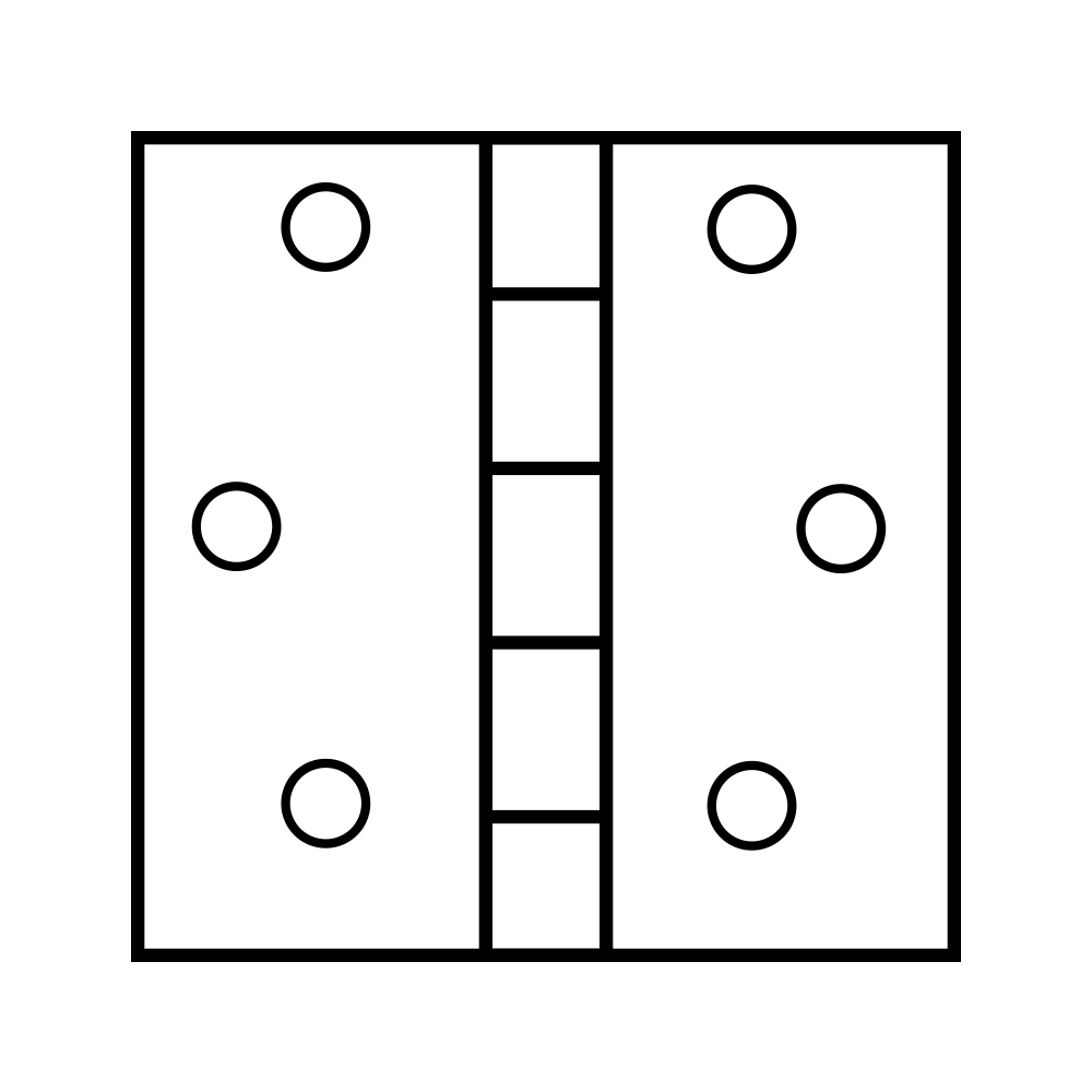 1046 4.5 Ball Bearing Hinge - Satin Black | Baldwin Hardware 1046 4.5 Ball Bearing Hinge - Satin Black | Baldwin Hardware