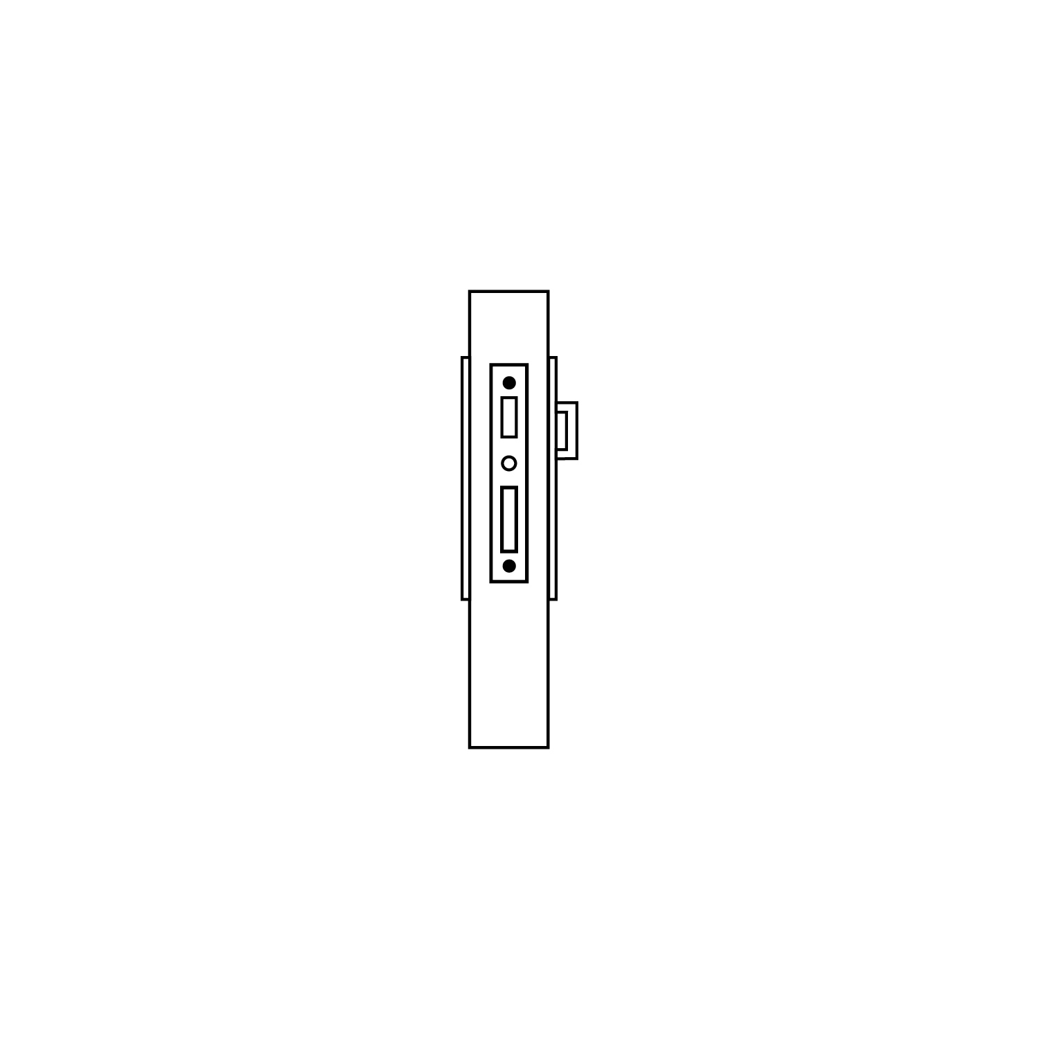 T-Bar Faceted Lever | Emtek