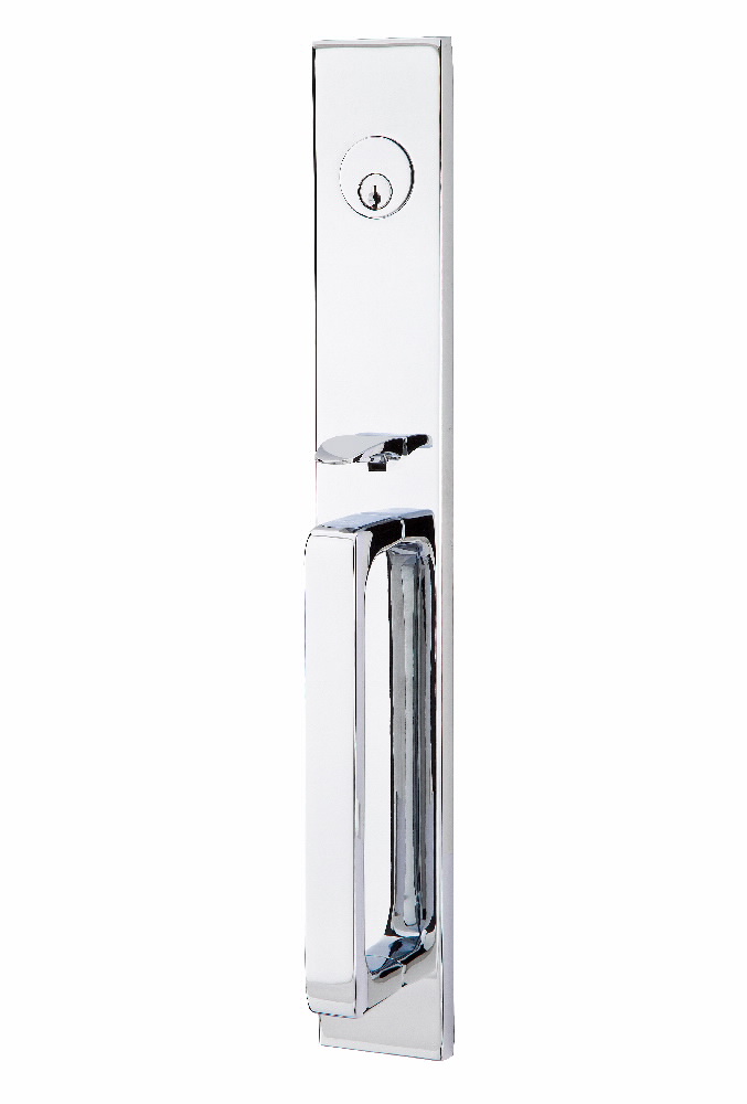Emtek Contemporary Tubular Entry Set: Lausanne Style with Round KNOB on The  Interior Side. 2 Backset Sizes Included 2-3/8 in. and 2-3/4 in. Color: Satin  Brass, Model: 4819-US4, Door Knobs -  Canada