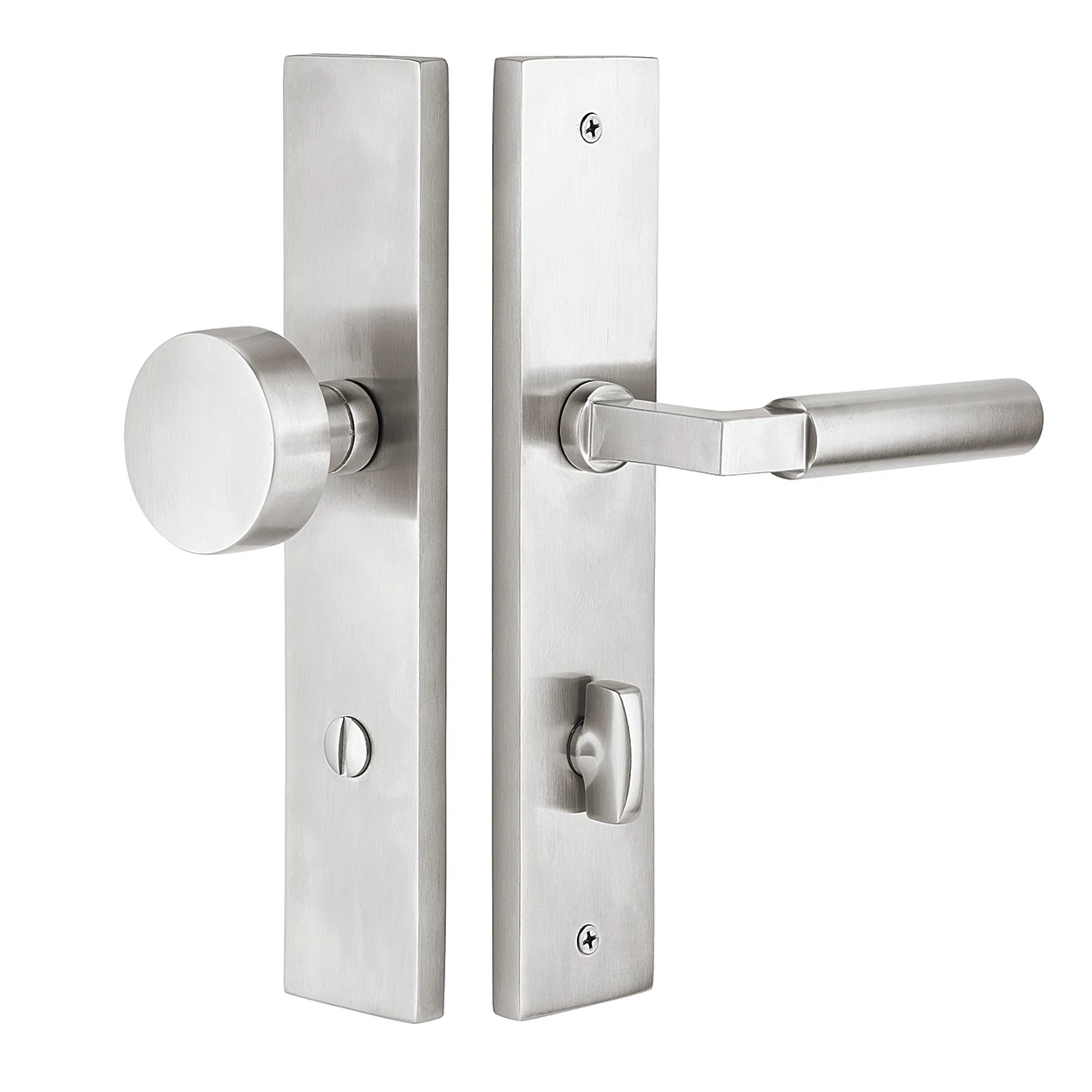 Stainless Steel Non-Keyed Stretto 2" x 10" Narrow Trim Sideplate Lock