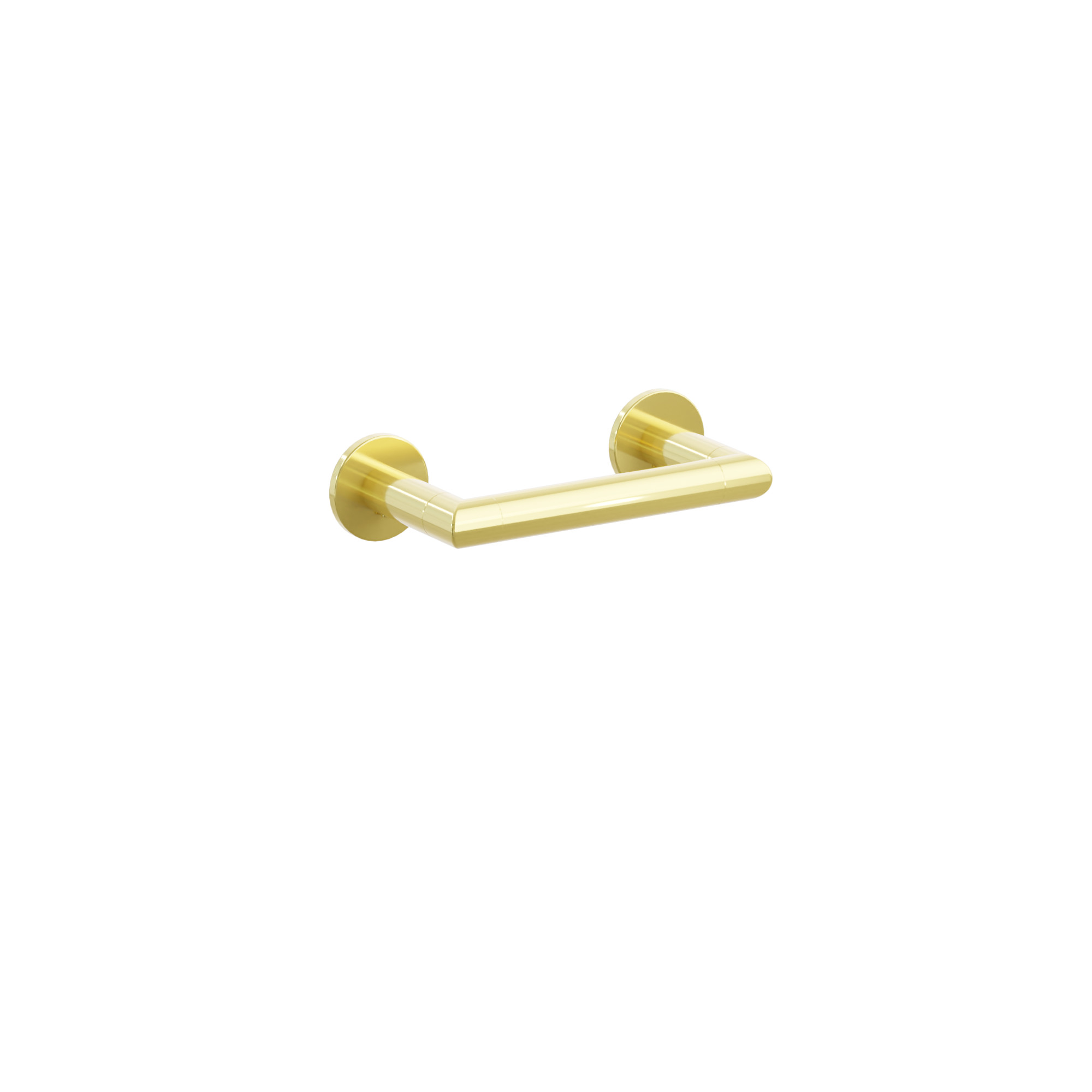 Modern Tubular Brass Pivoting Double Post Paper Holder