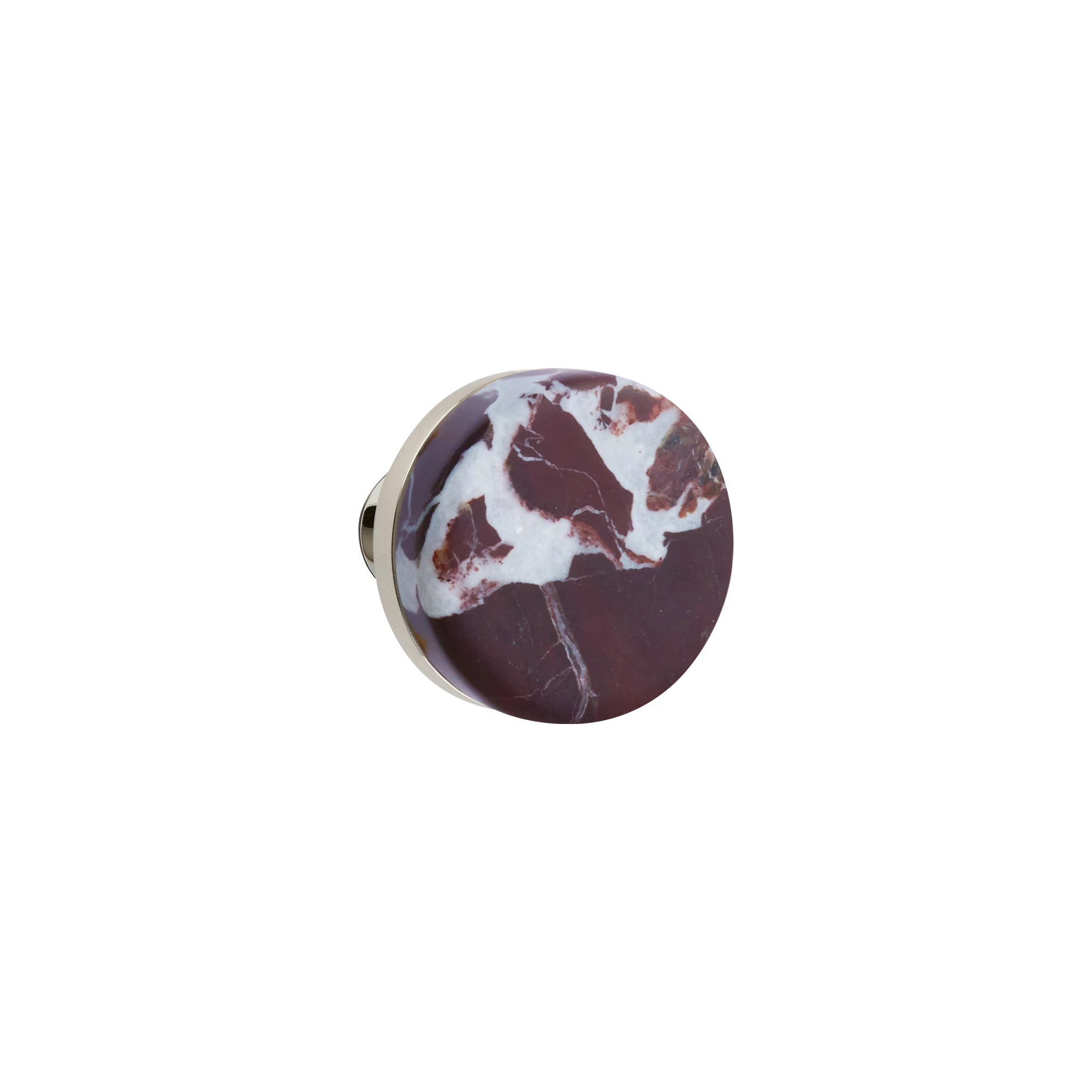 SELECT Conical Rosso Levanto Marble Knob