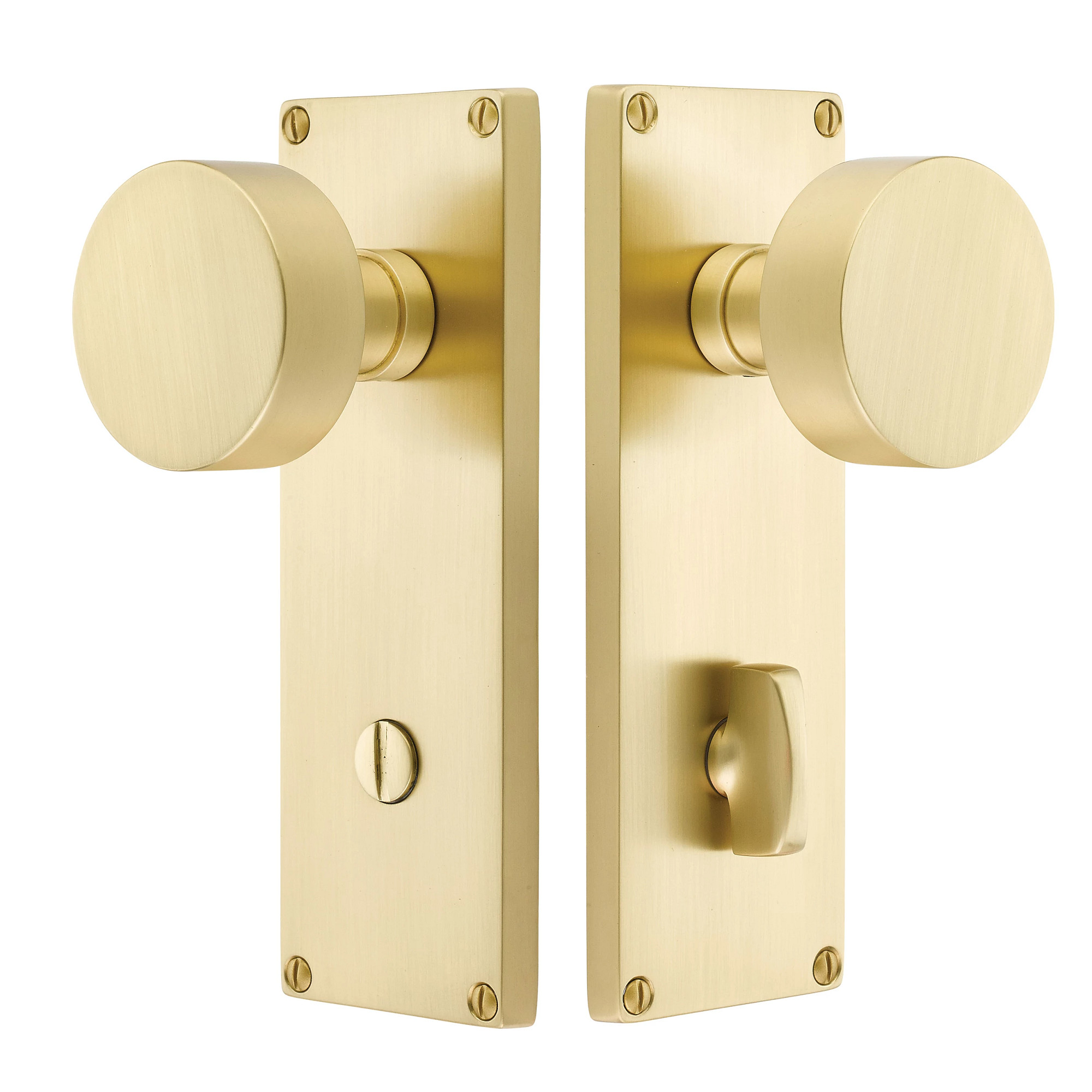 Modern Thumbturn Privacy Non-keyed 3-3/8" C-to-C Sideplate Lock