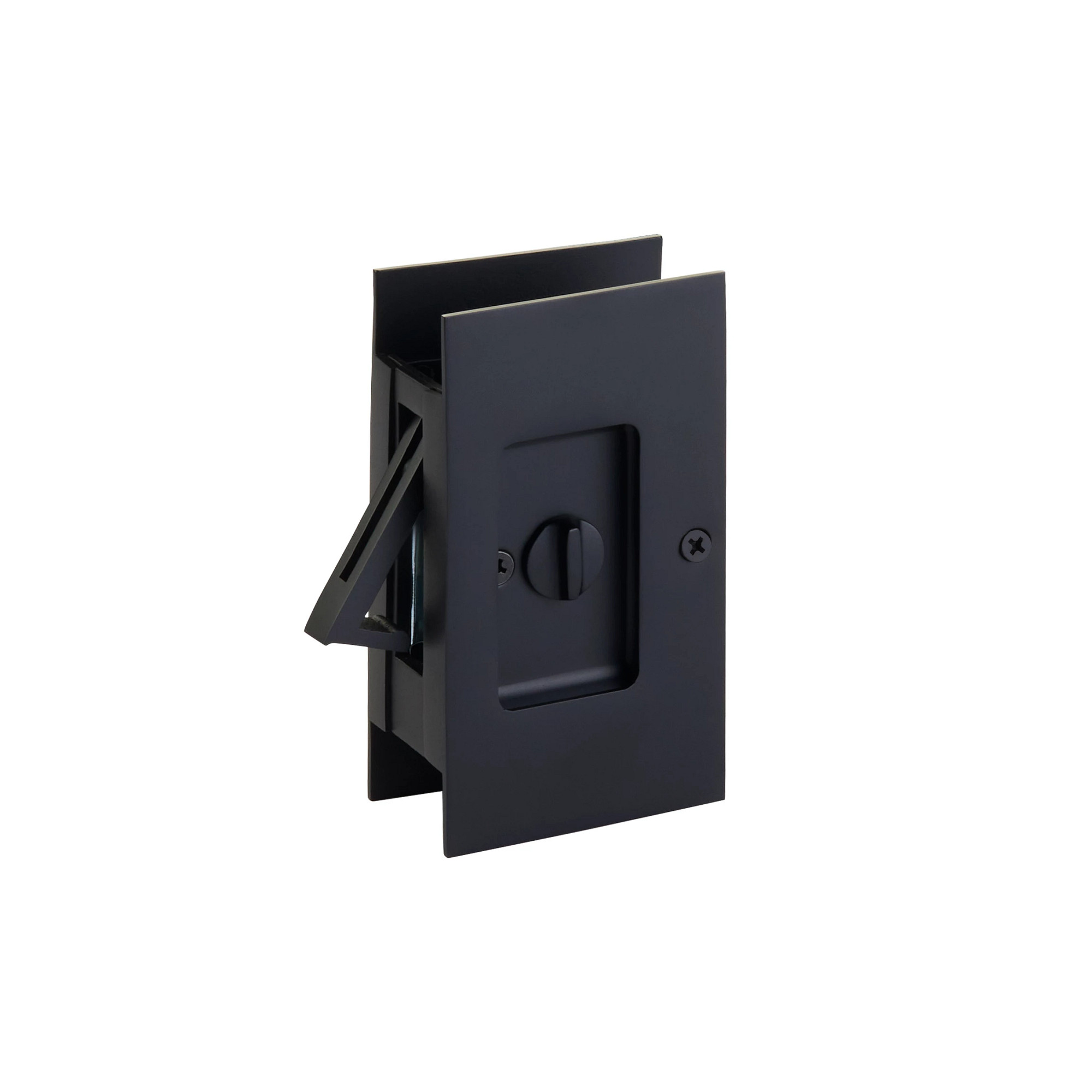 Modern Rectangular Pocket Door Lock