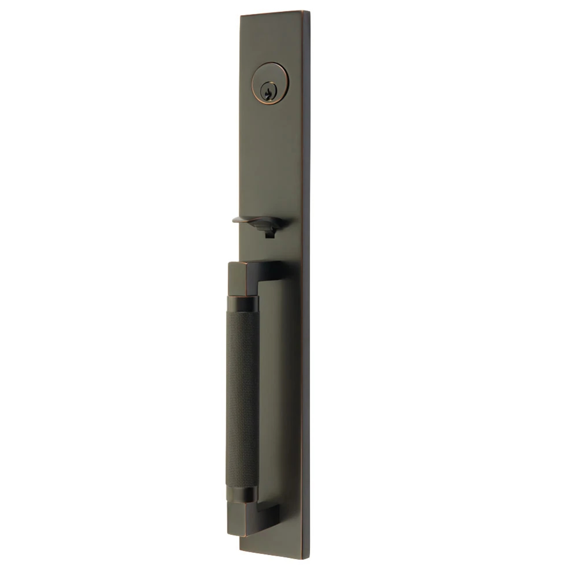 Hercules Knurled Full Length Tubular Entry Set | Emtek