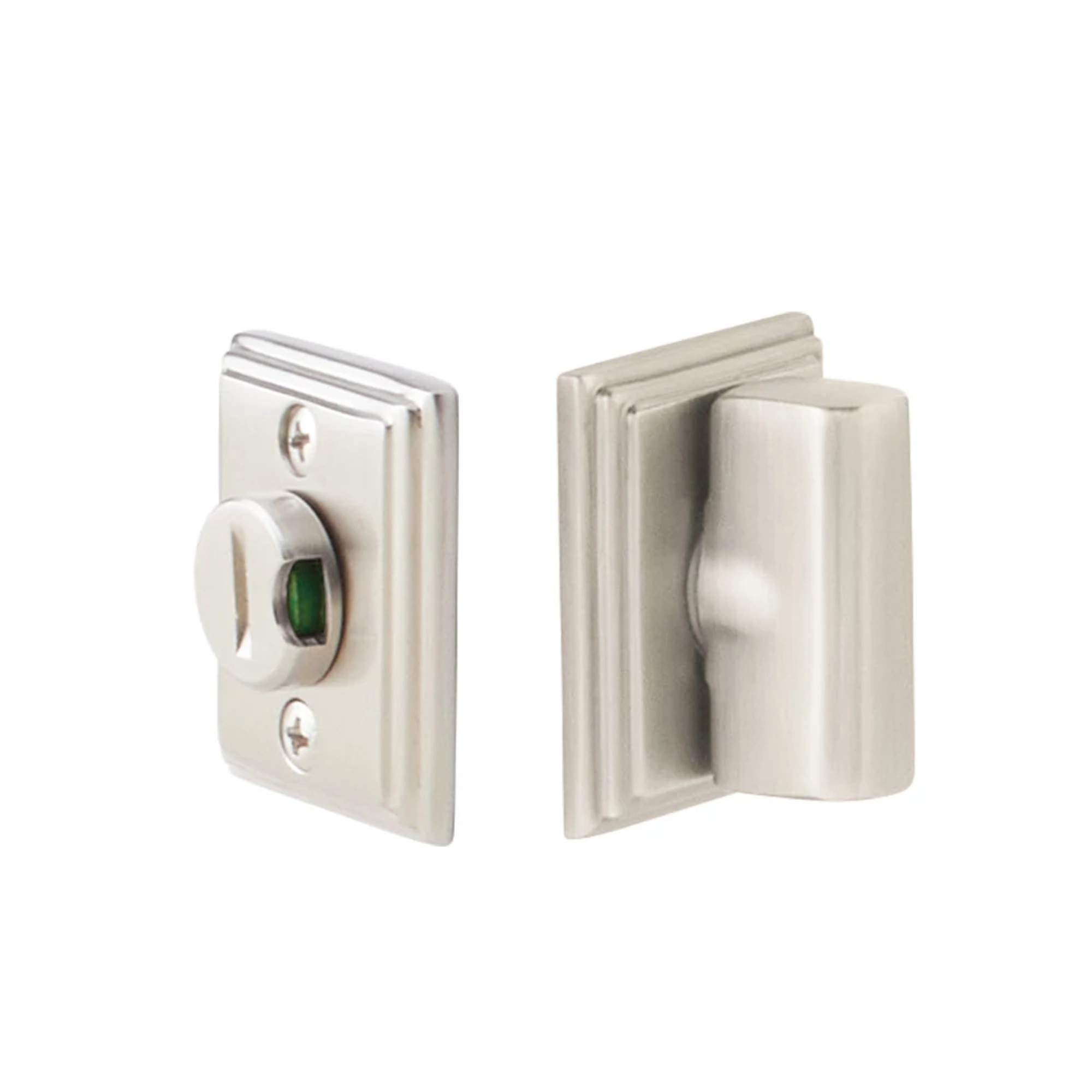 Wilshire Double Rosette Privacy Bolt with Indicator