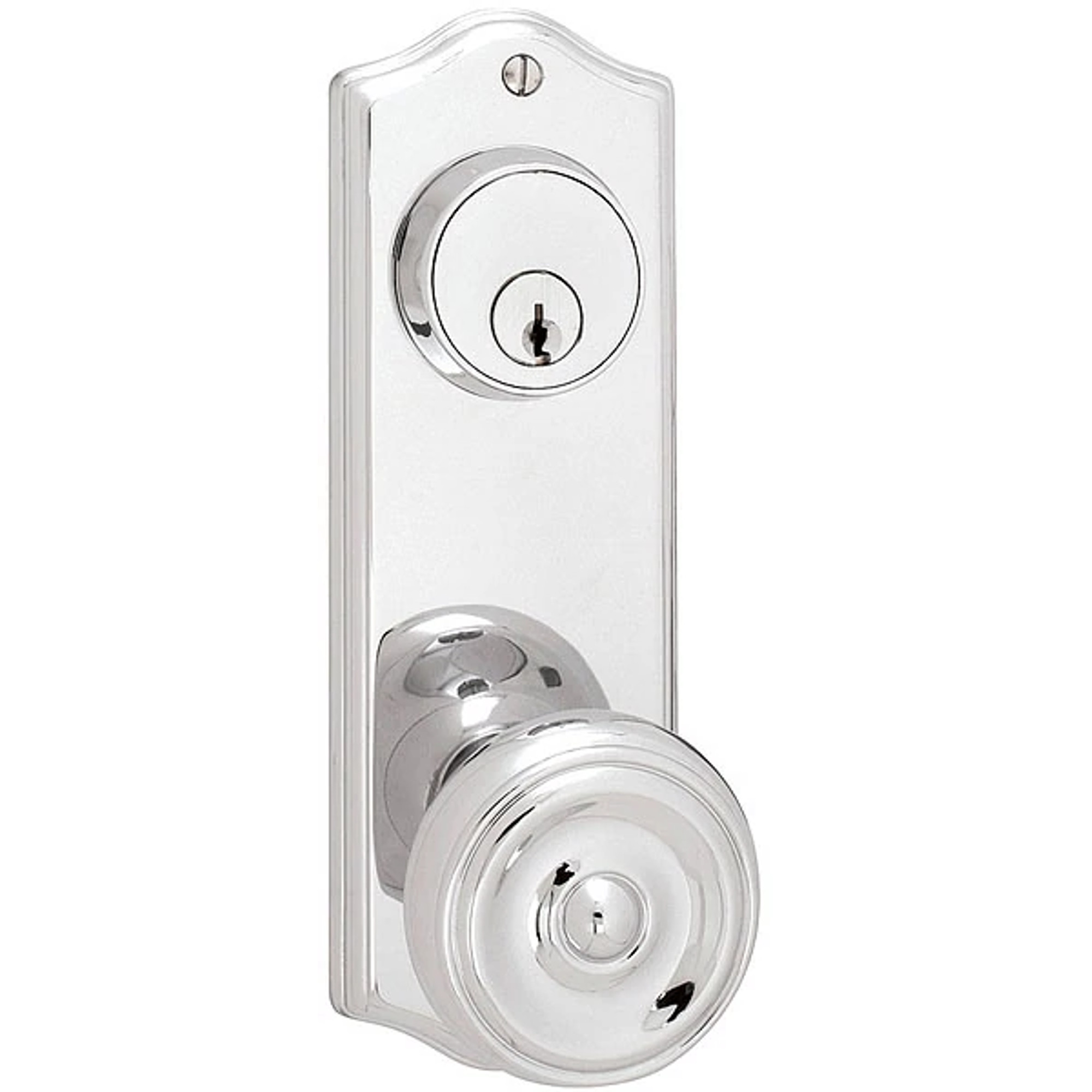 Colonial Keyed 3-5/8" C-to-C Sideplate Lock