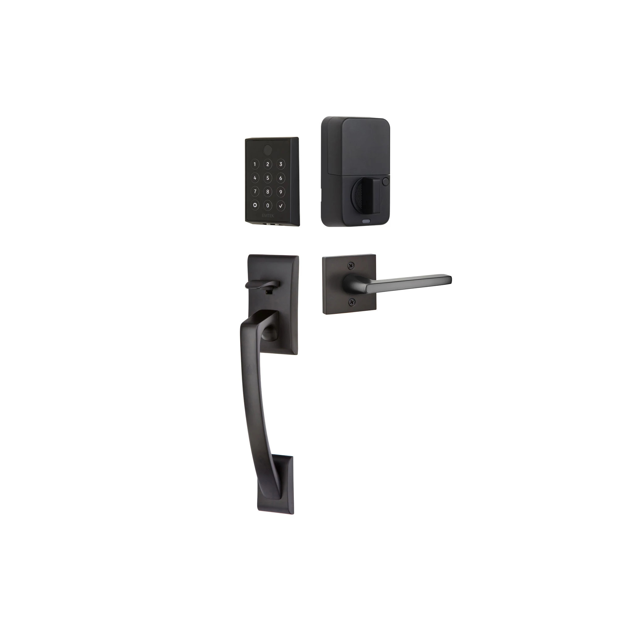 EMPOWERED™2 Touch Entry Set with Ares Grip Key-Free | Emtek
