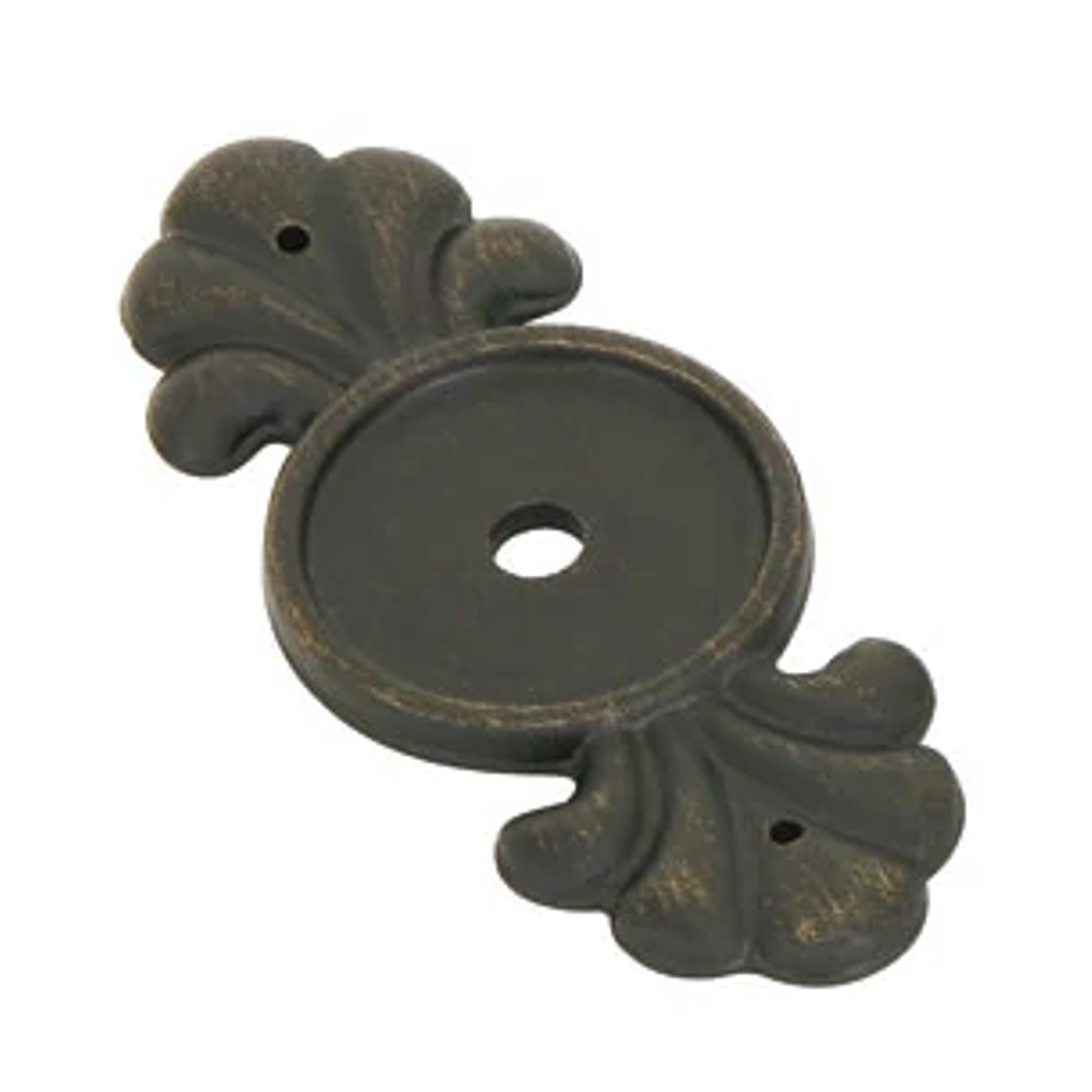 Tuscany Bronze Cabinet Backplate for Knob