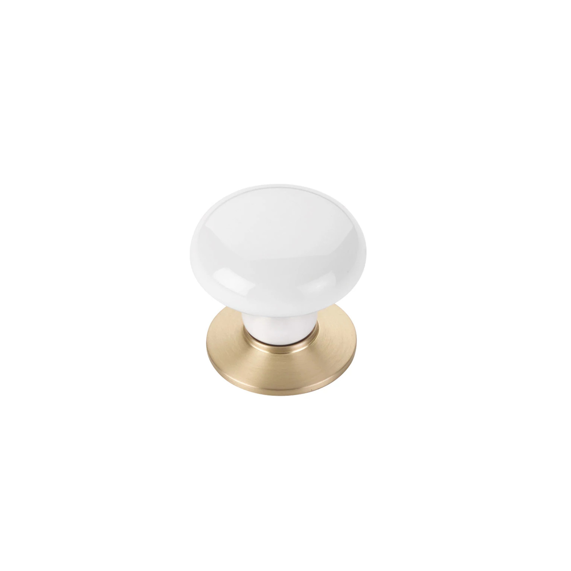 Ice White Porcelain Cabinet Knob Emtek