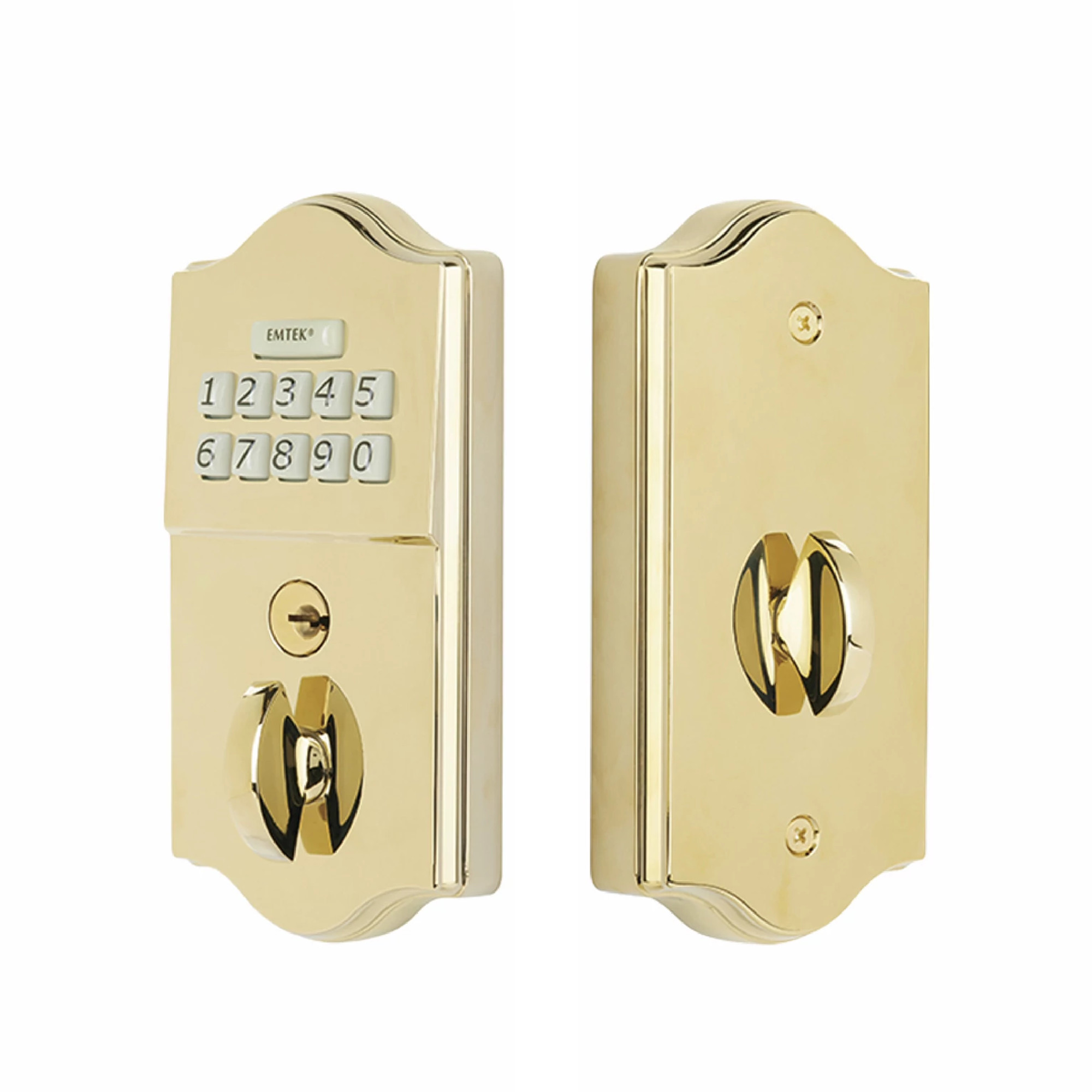 Brass Keypad Deadbolt