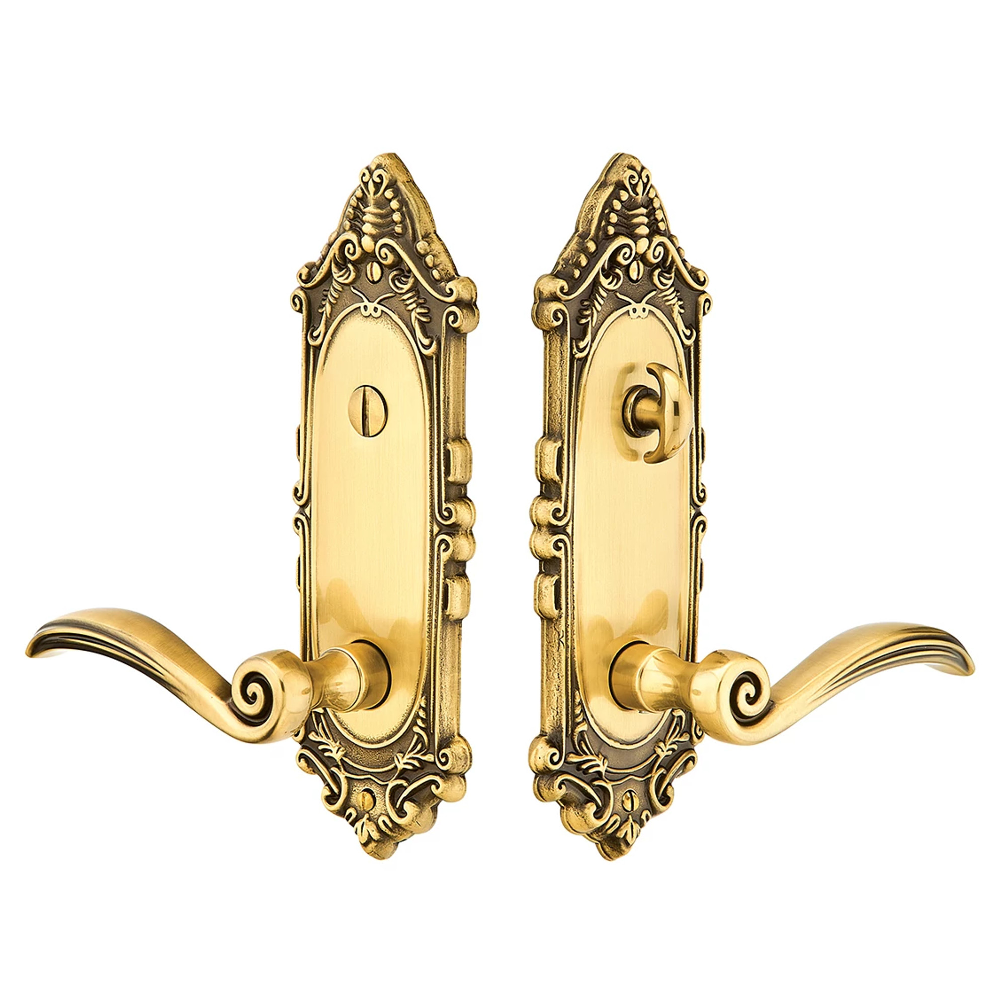 Victoria Thumbturn Privacy Non-keyed 3-3/8" C-to-C Sideplate Lock