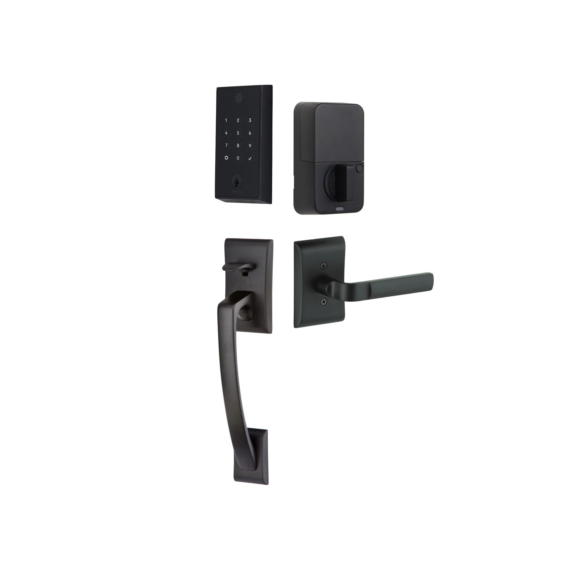 EMPOWERED™2 Touch Entry Set with Ares Grip Keyed | Emtek