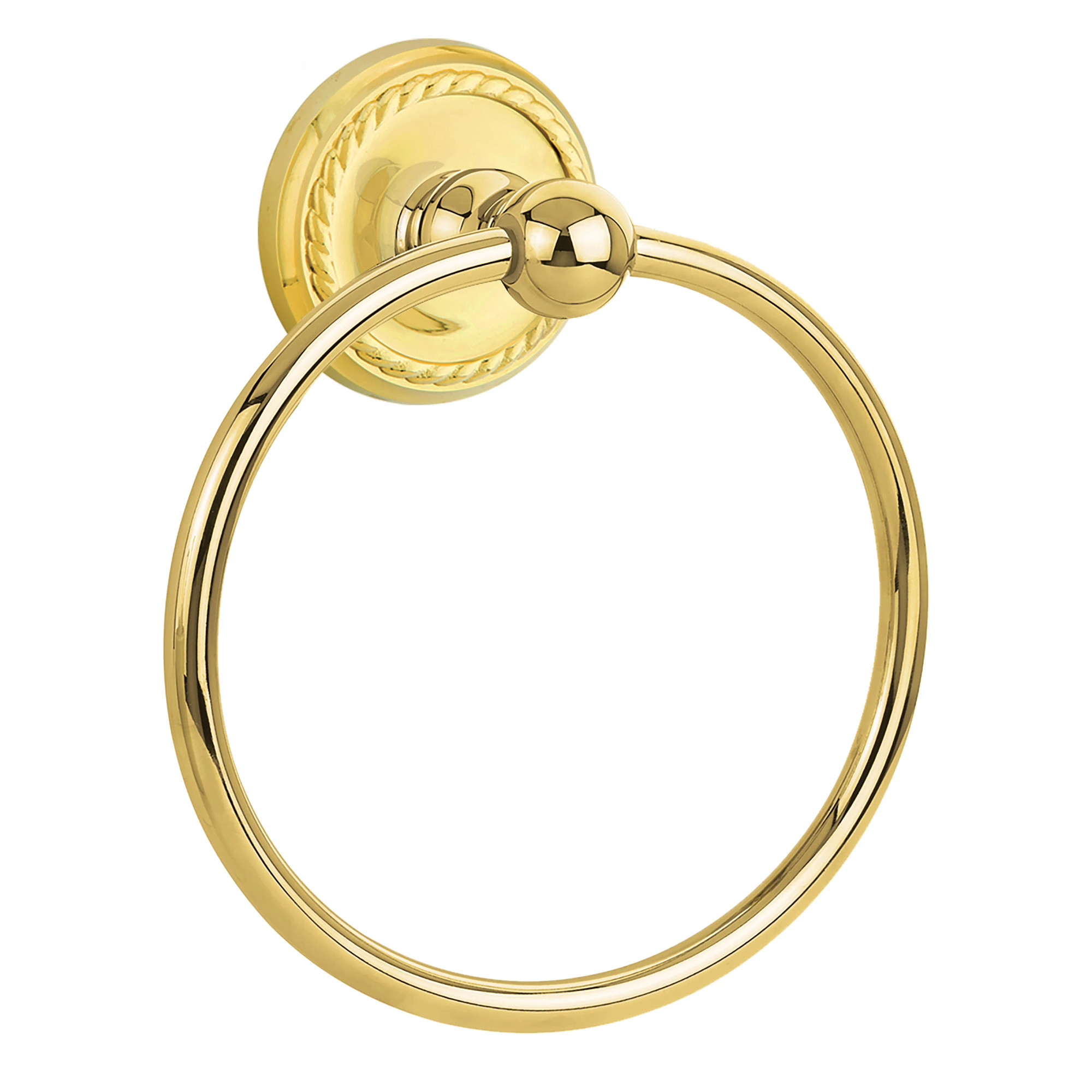 Traditional Brass Towel Ring
