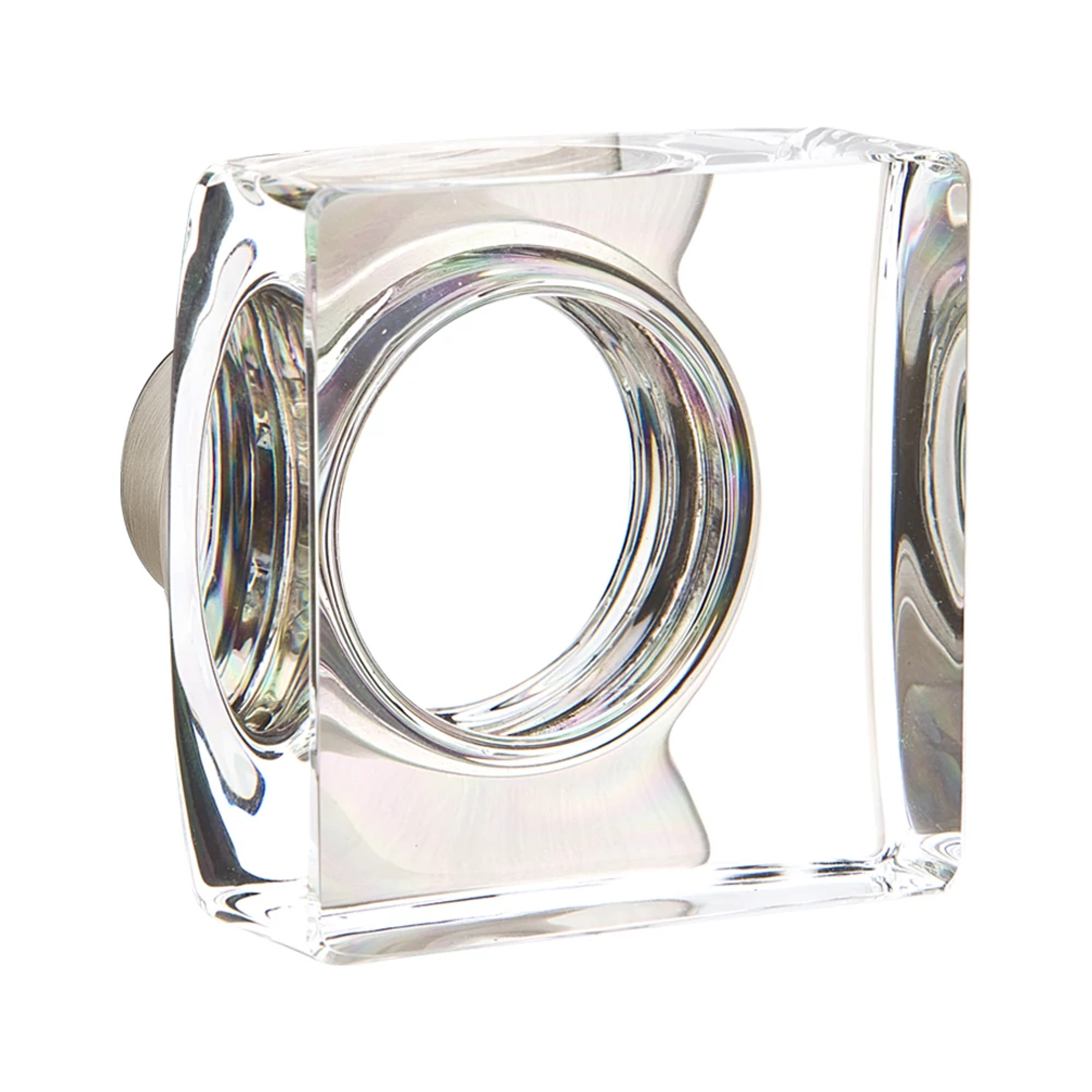 Modern Square Glass Knob