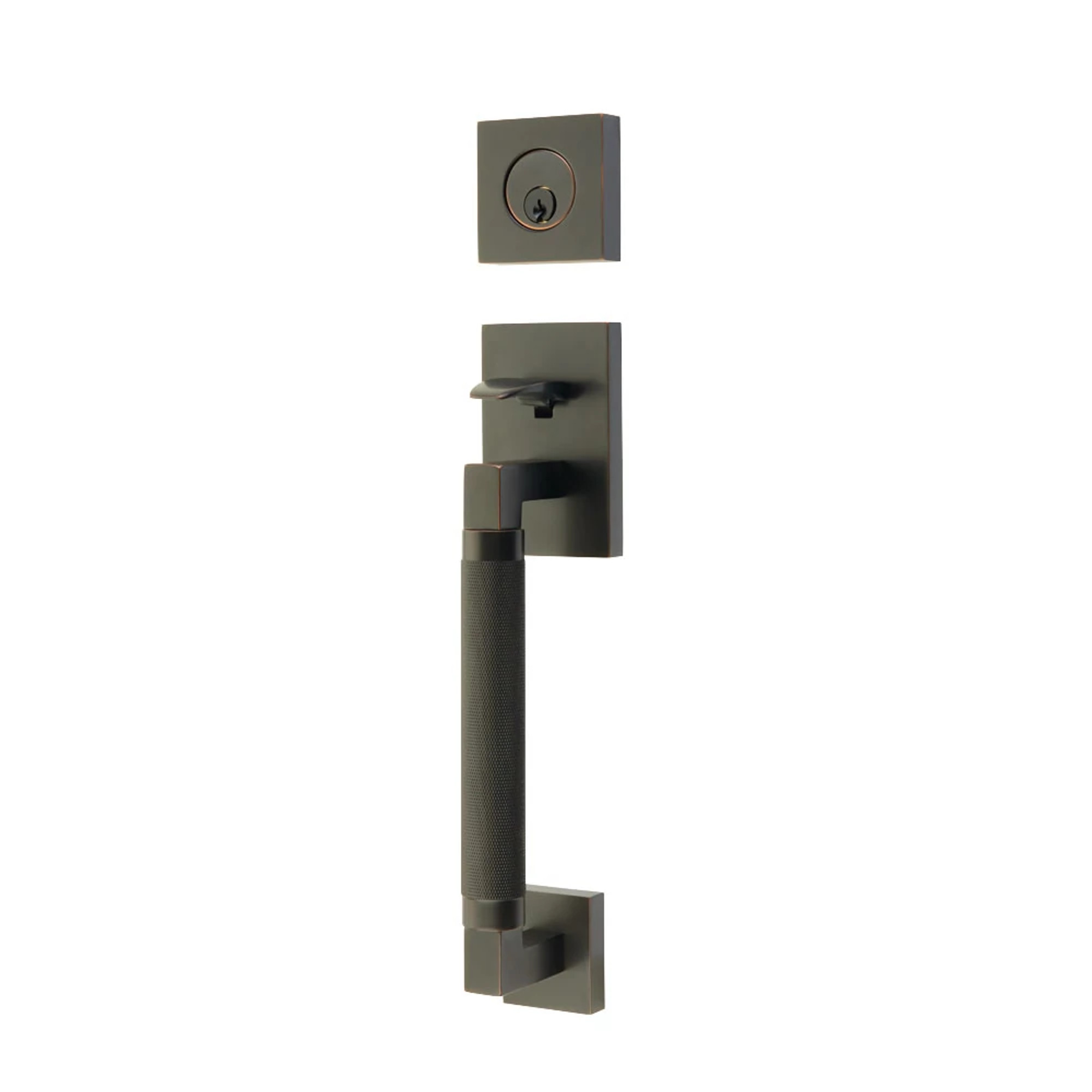 Hercules Knurled Sectional Tubular Entry Set | Emtek