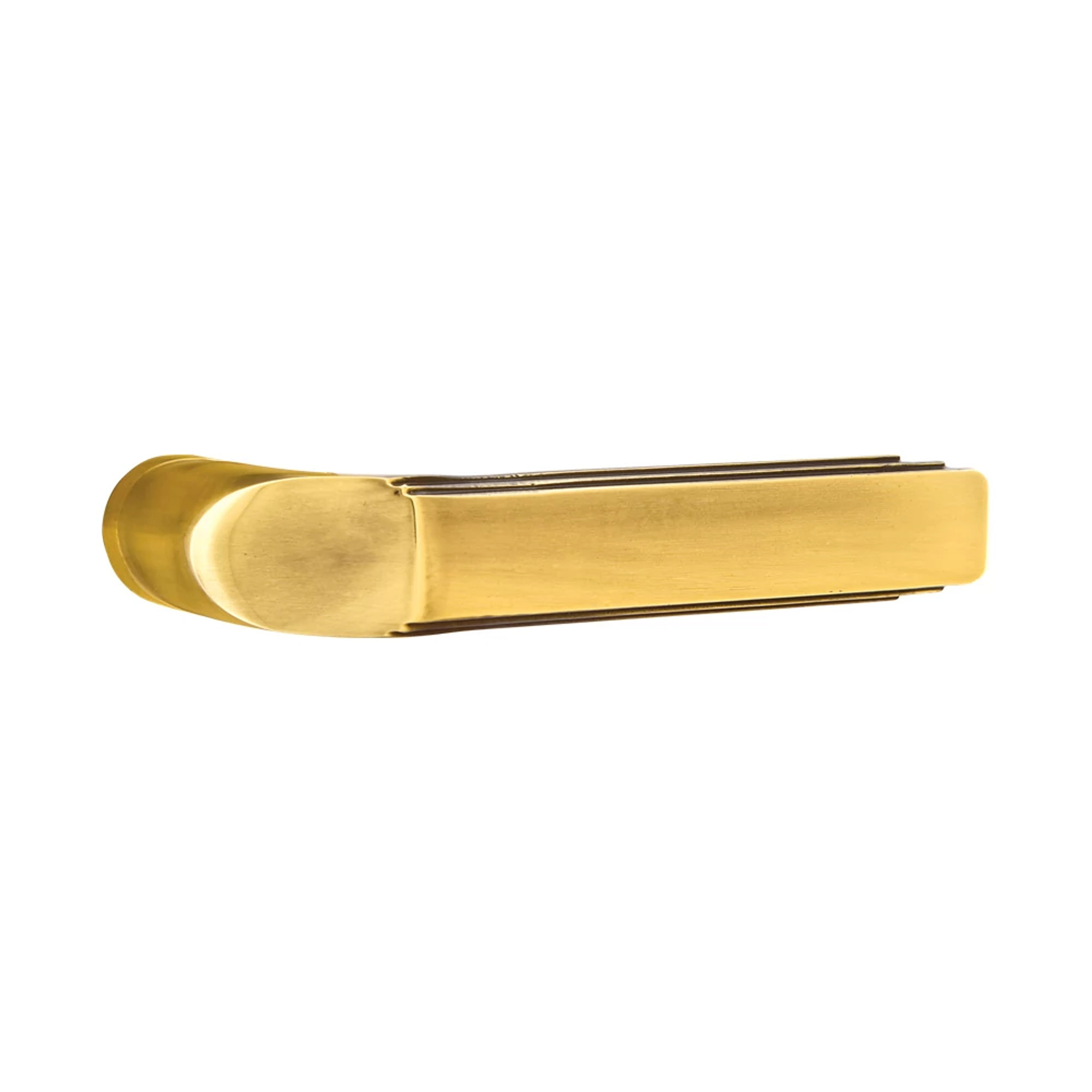 Poignée De Porte Emtek Modern Multi-point - Or Satiné - Cylindre Américain
