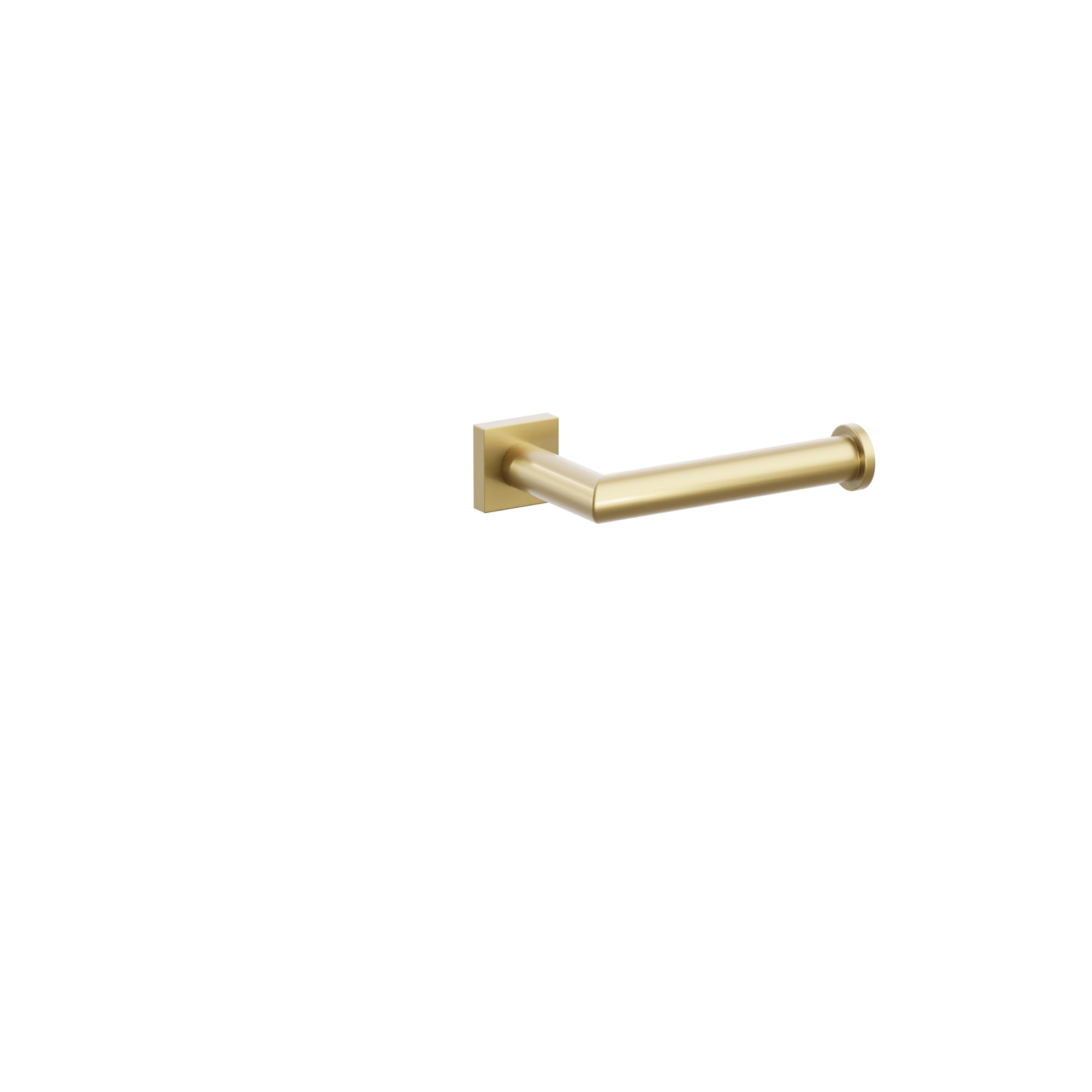 Modern Tubular Brass Single Post Paper Holder