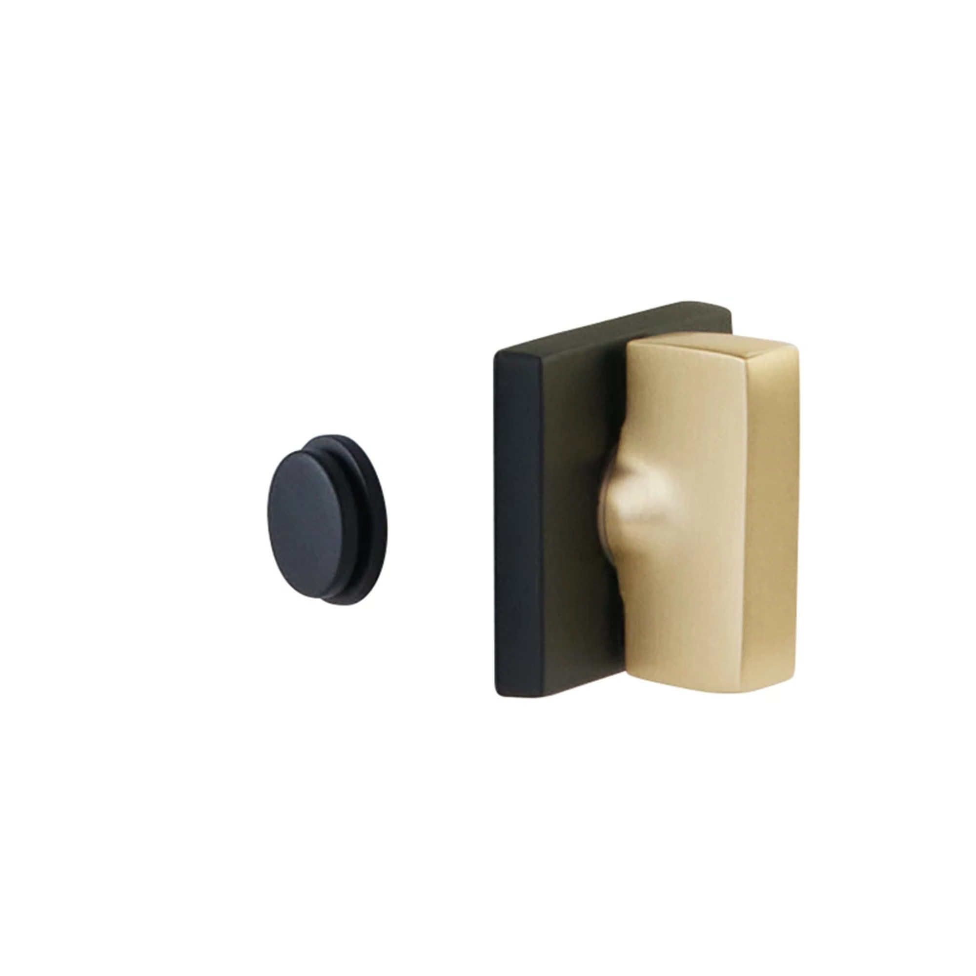 Square Single Rosette Privacy Bolt