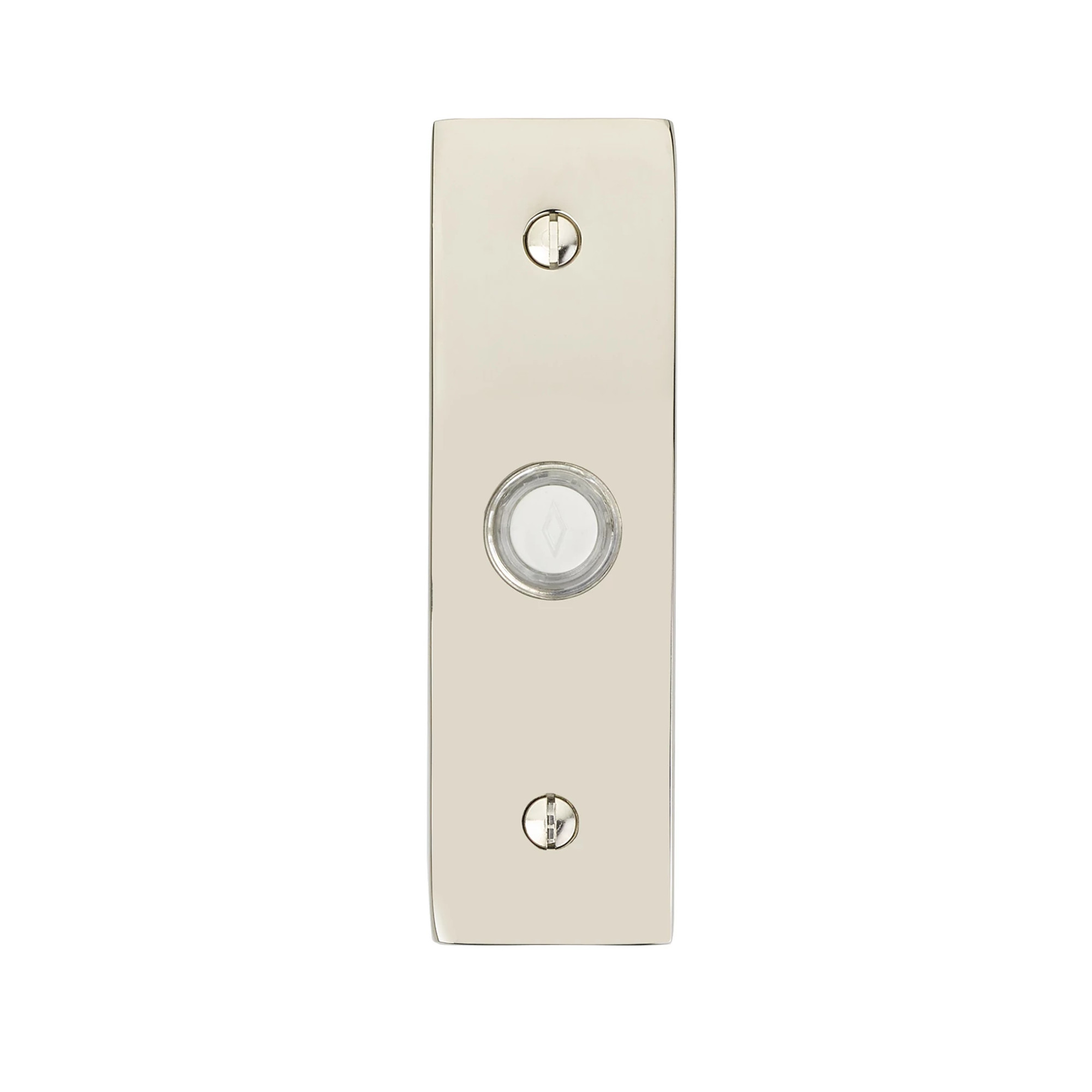 1-1/2" x 5" Stretto Brass Door Bell