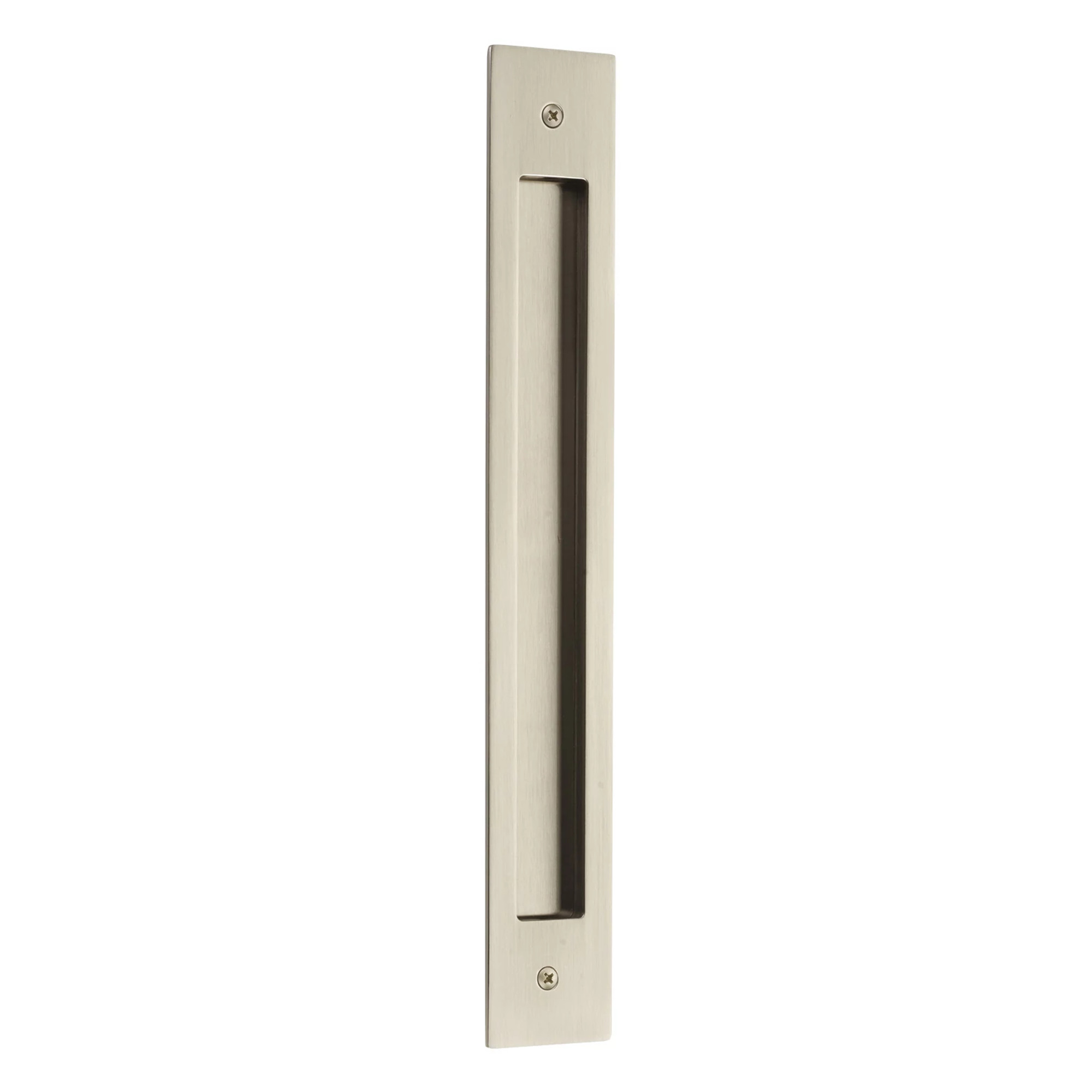 Modern Rectangular Flush Pull for 12" C-to-C Appliance Pull Flush Pull