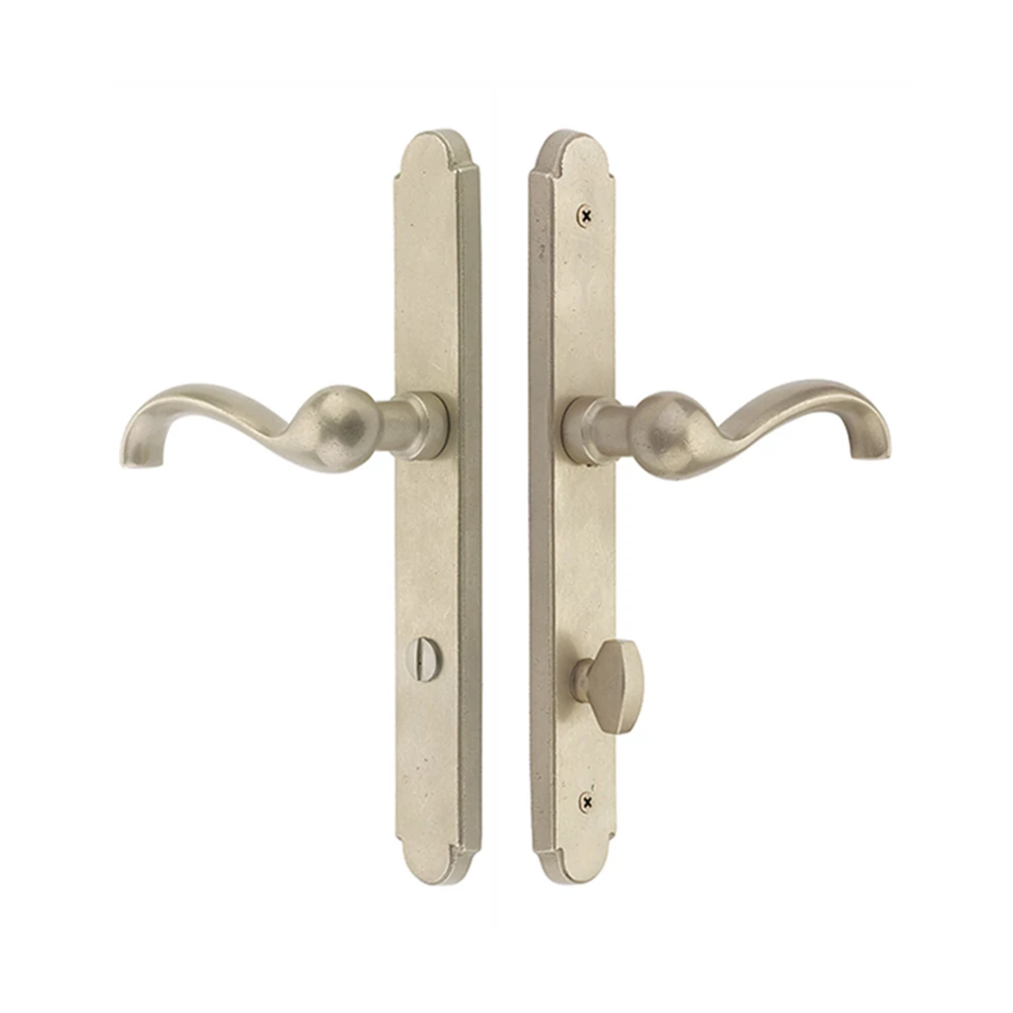Sandcast Arched Stretto Non-Keyed 11" Overall Narrow Trim Sideplate Lock