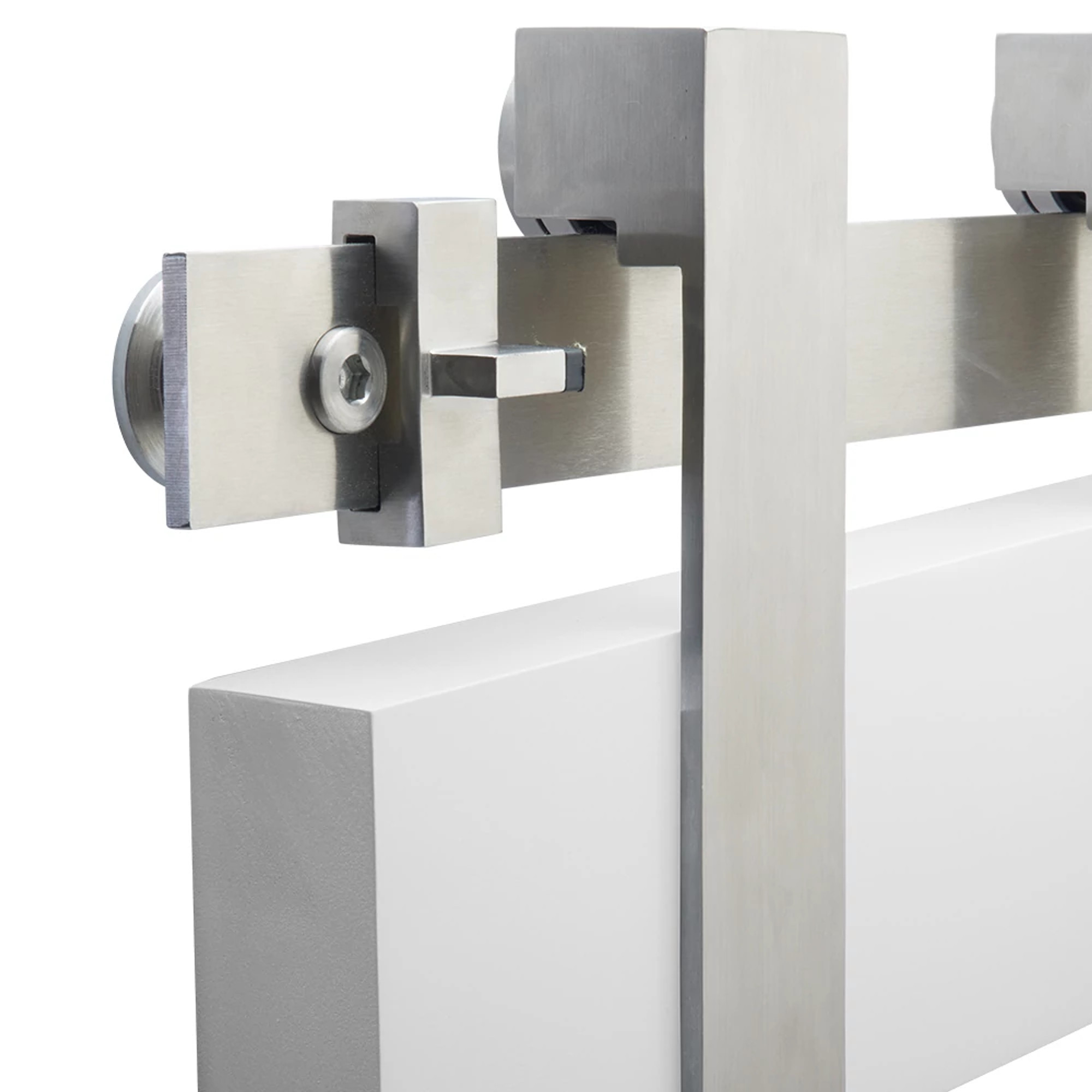 Stainless Steel Low Profile Concealed Wheel Hanger