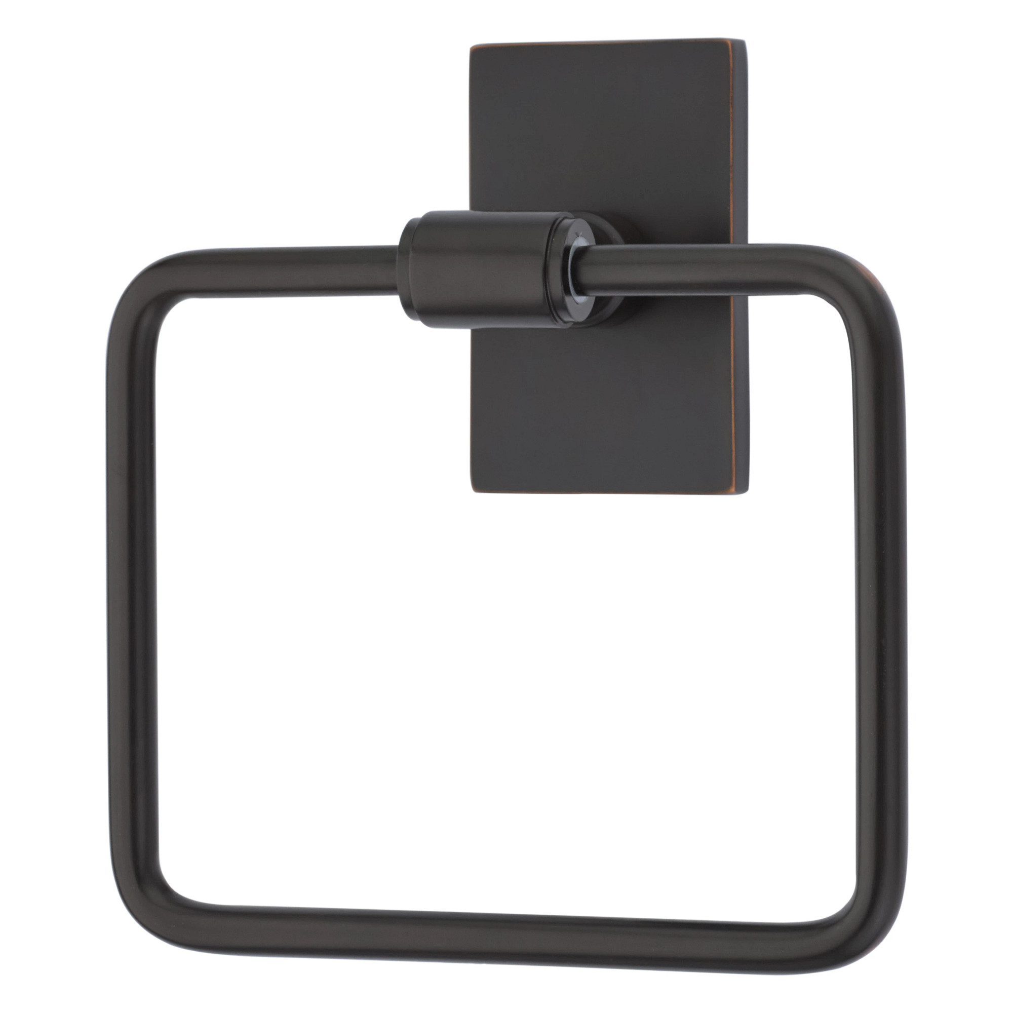 Transitional Brass Towel Ring