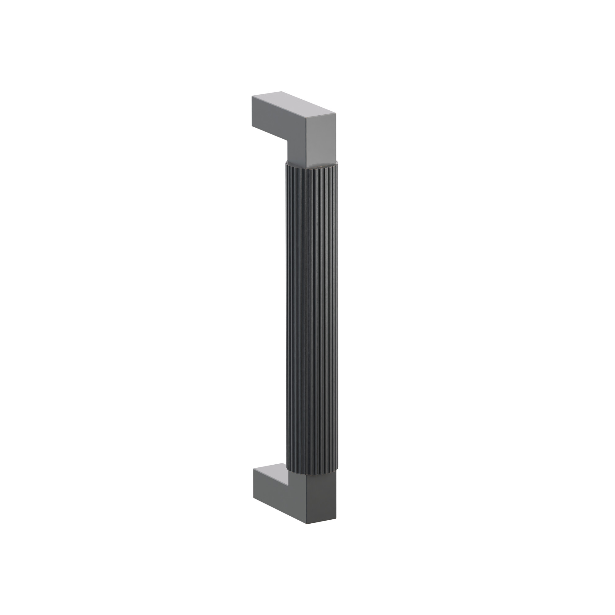 Select L-Square Stem Straight Knurled Door Pull
